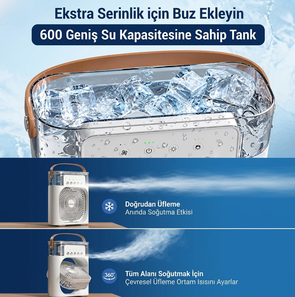 ArcticBreeze Taşınabilir Mini Klima